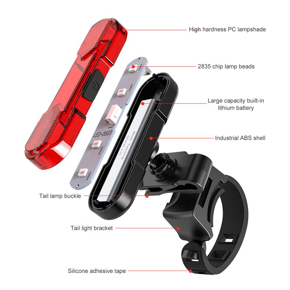 Phares et feux arrière de vélo