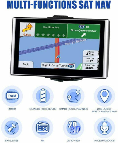Wysokiej klasy 7-calowy system nawigacji GPS do samochodów osobowych i ciężarowych