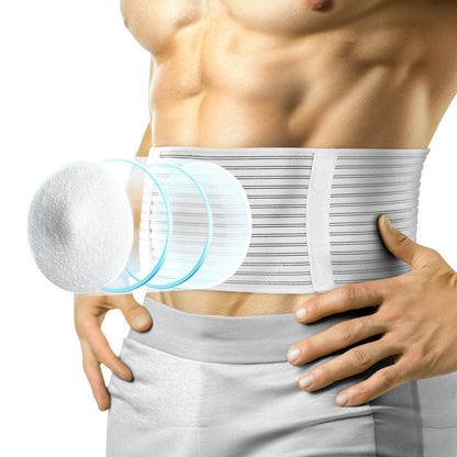 Cinturón de soporte para hernia umbilical y abdominal con almohadilla