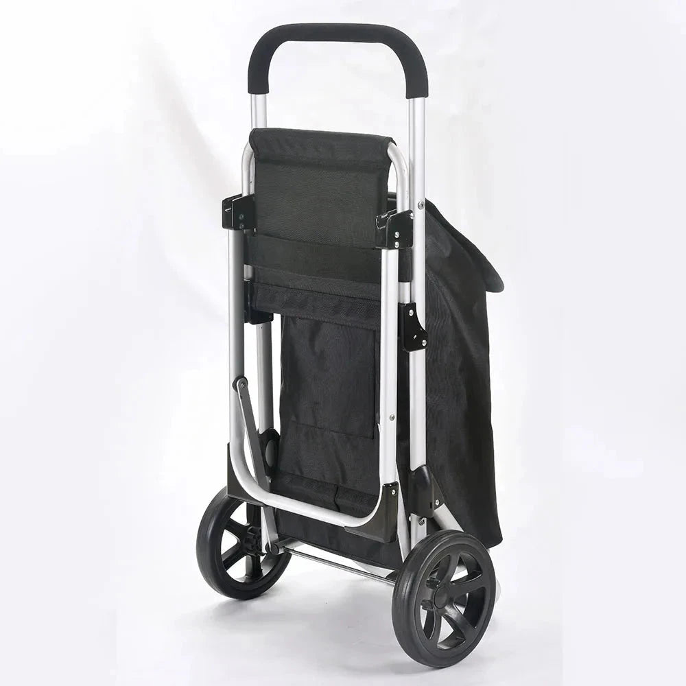 Collapsible Rolling Grocery Shopping Trolley