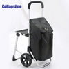 Collapsible Rolling Grocery Shopping Trolley