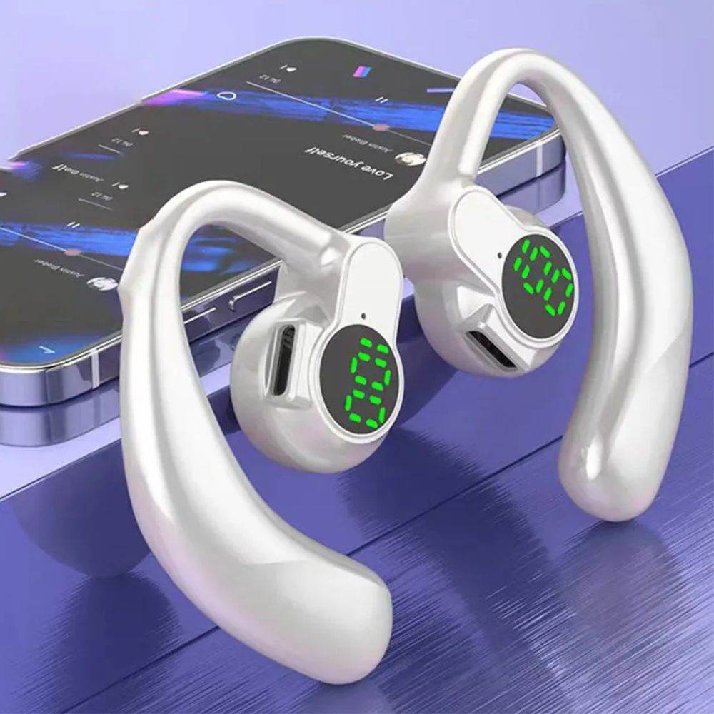 Bezprzewodowe słuchawki z nakładką na ucho Bluetooth z redukcją szumów
