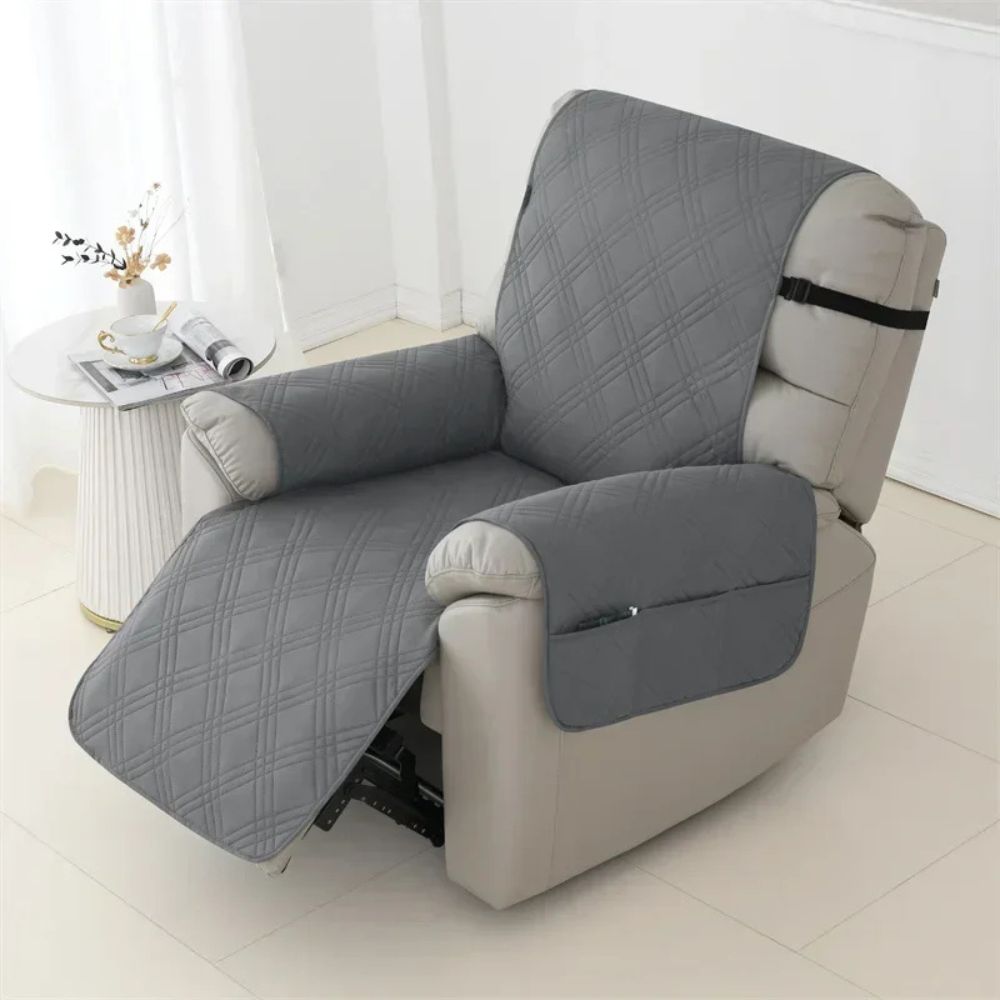 Funda antideslizante acolchada impermeable para sillón reclinable