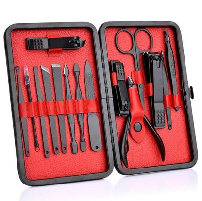15-delige professionele manicureset met reisetui