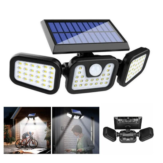 Lampe solaire à détecteur de mouvement pour une utilisation en extérieur