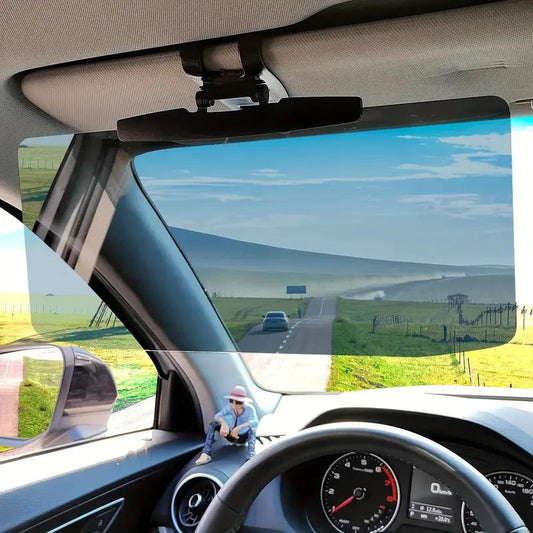 Anti-glare autozonneklepverlenger