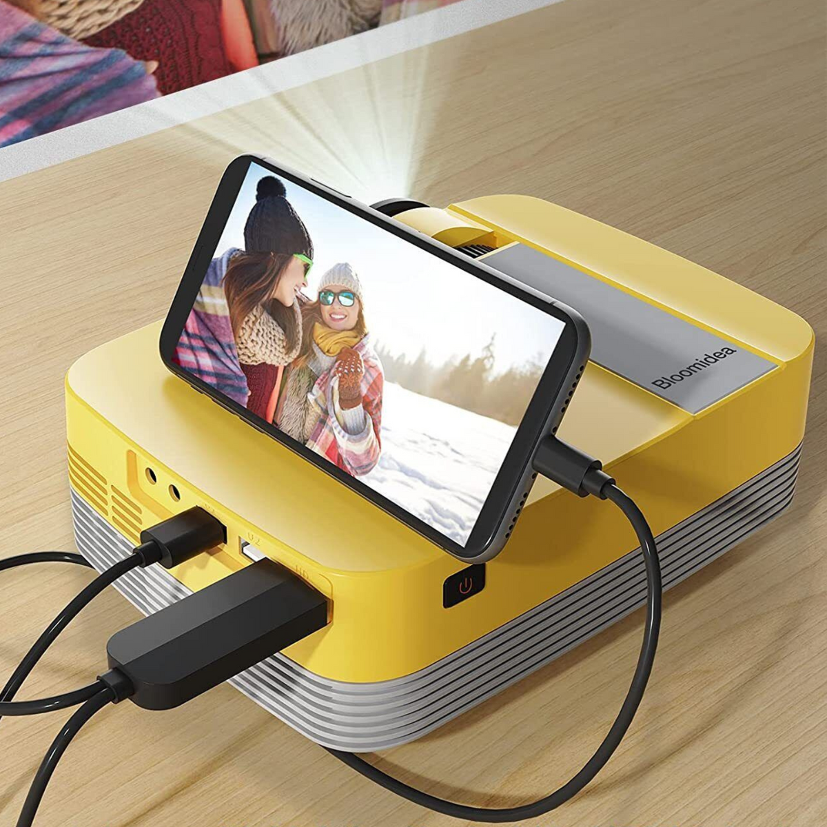 Projecteur portable HD Mini Smart USB multi-appareils pour ordinateur portable
