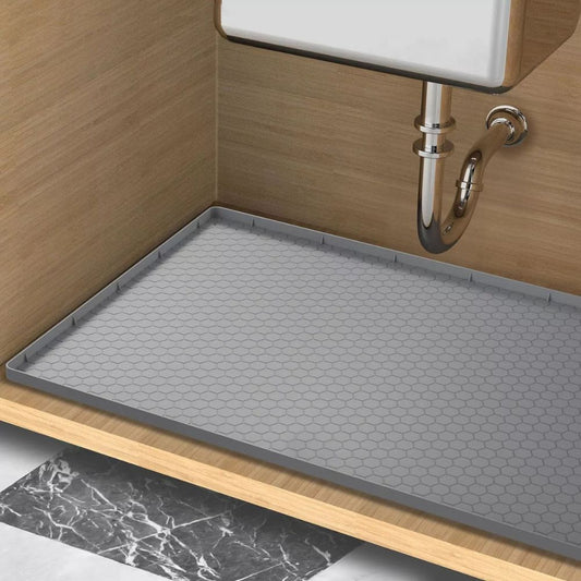 Grand tapis de protection en silicone pour évier de cuisine