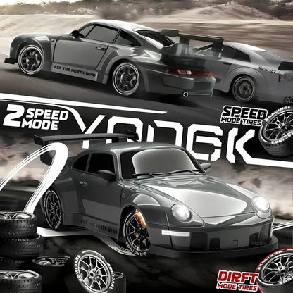 Retro Drift Master – 4WD RC Car with LED Lights