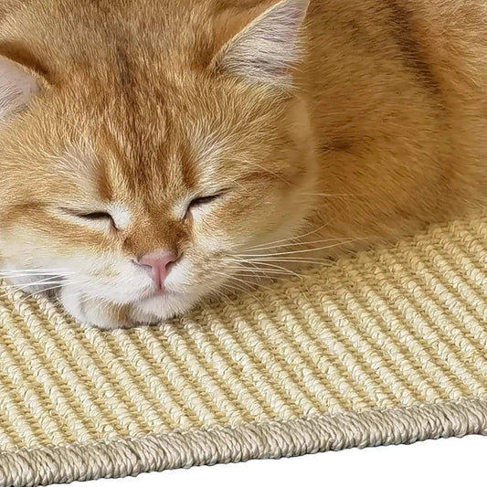 Estera del tablero del rascador del gato del sisal para los muebles y el juego
