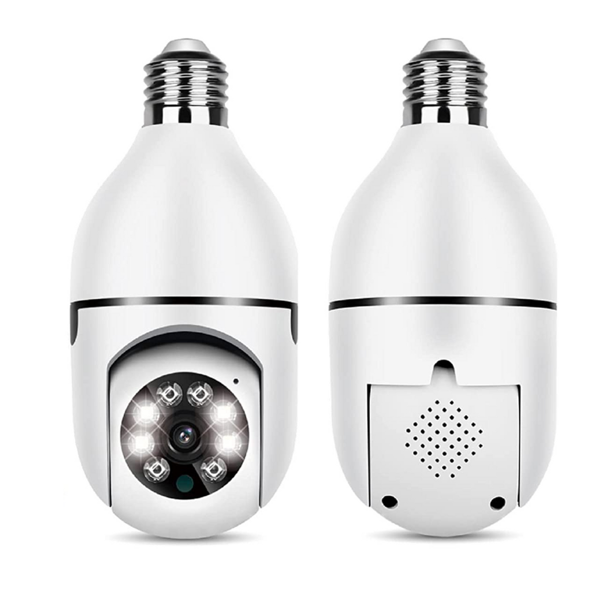Caméra de sécurité à ampoule HD intelligente intérieure/extérieure sans fil