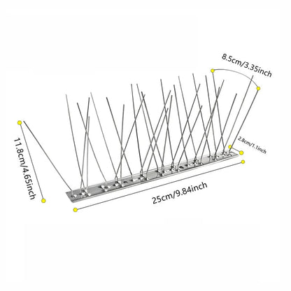 Outdoor Stainless Bird Repeller Spikes