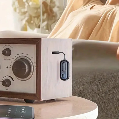 Adaptateur d'avion émetteur-récepteur audio sans fil Bluetooth 5.4 avec micro
