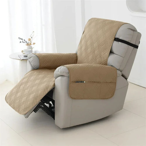 Funda antideslizante acolchada impermeable para sillón reclinable