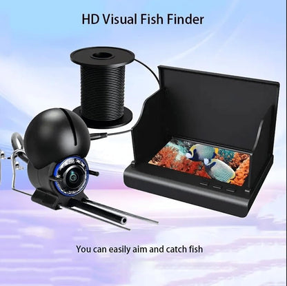 Caméra de pêche sous-marine Portable, détecteur de poissons, avec moniteur LCD de 4.3 pouces