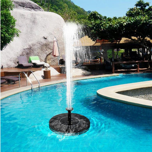 Pompe de fontaine solaire, décor d'eau flottante