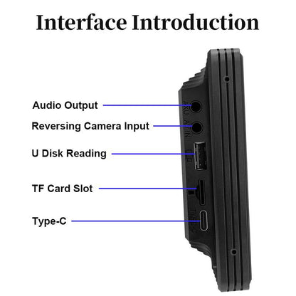 Autoradio à écran tactile avec Bluetooth et caméra de recul