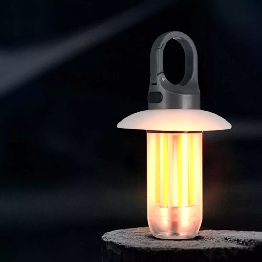 2 Stück wiederaufladbare LED-Zeltlicht-Campinglaterne