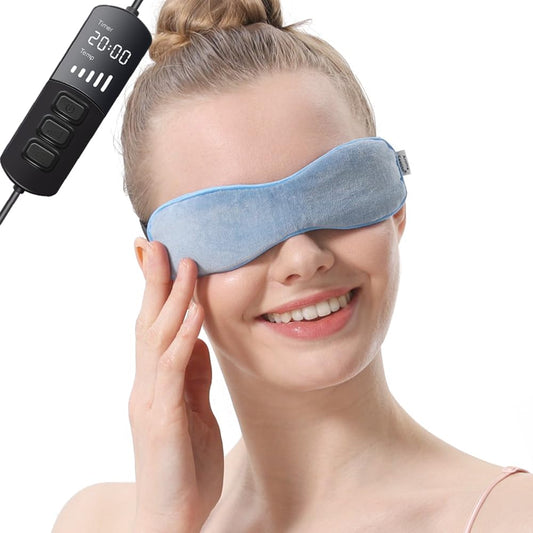Mascarilla con almohadilla térmica para ojos secos