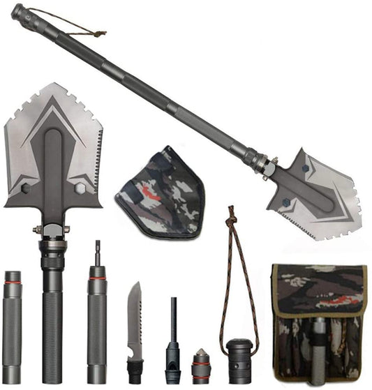 Pelle de survie multifonction indestructible