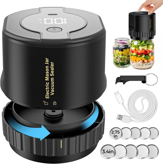 Kit de scelleuse sous vide électrique Mason Jar