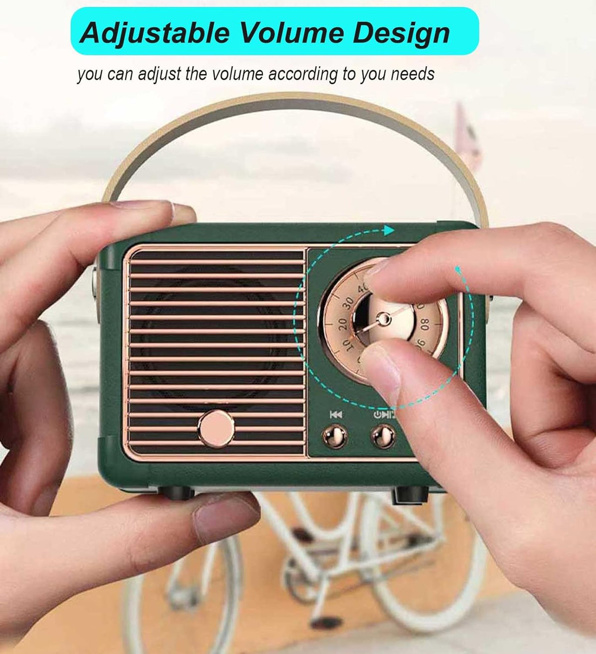 Retro głośnik Bluetooth
