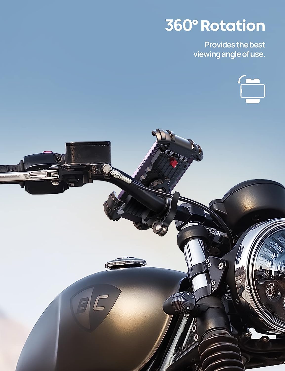 Support de téléphone pour moto