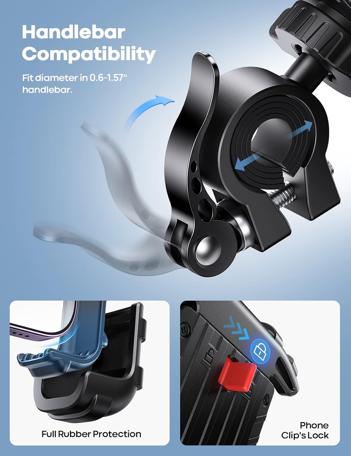 Support de téléphone pour moto