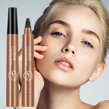Waterproof Microblading Eyebrow Pen 4 Tips