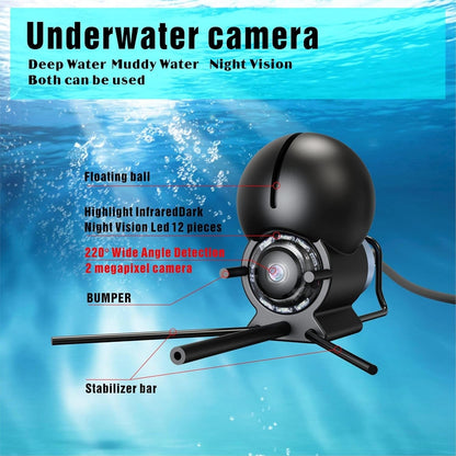 Caméra de pêche sous-marine Portable, détecteur de poissons, avec moniteur LCD de 4.3 pouces
