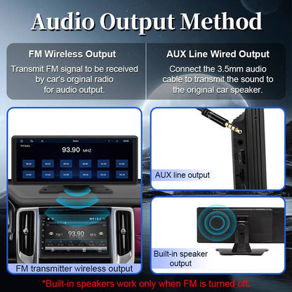 Autoradio à écran tactile avec Bluetooth et caméra de recul
