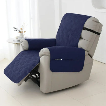 Funda antideslizante acolchada impermeable para sillón reclinable