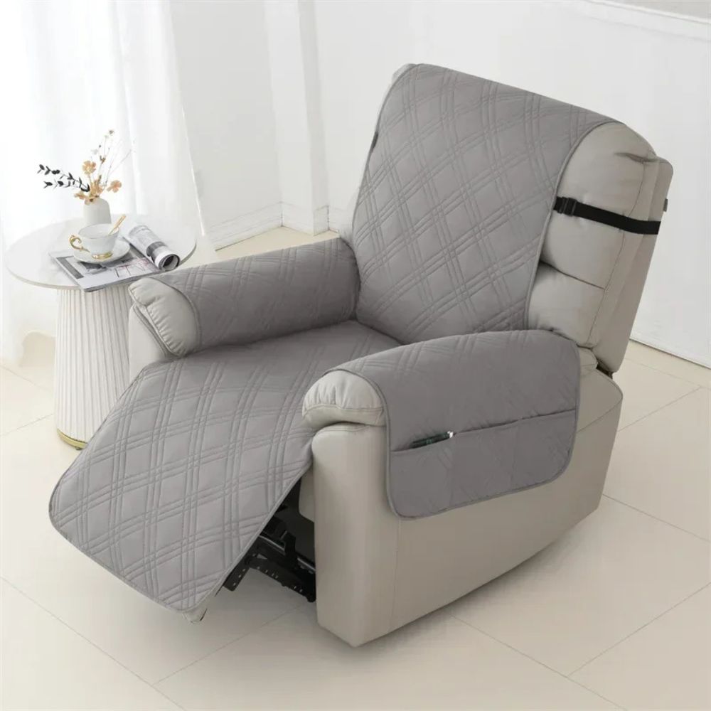 Funda antideslizante acolchada impermeable para sillón reclinable