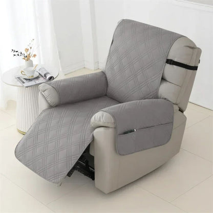 Funda antideslizante acolchada impermeable para sillón reclinable