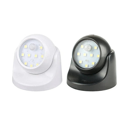 Spot LED sans fil avec détecteur de mouvement – orientable à 360° et économe en énergie