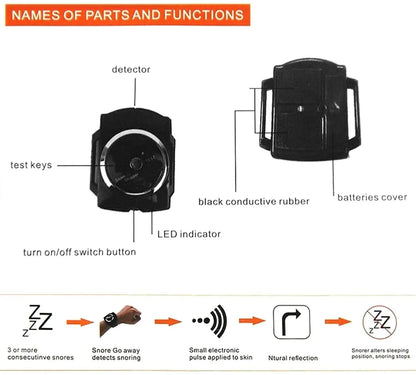 Intelligent Snore Stopper Wristwatch
