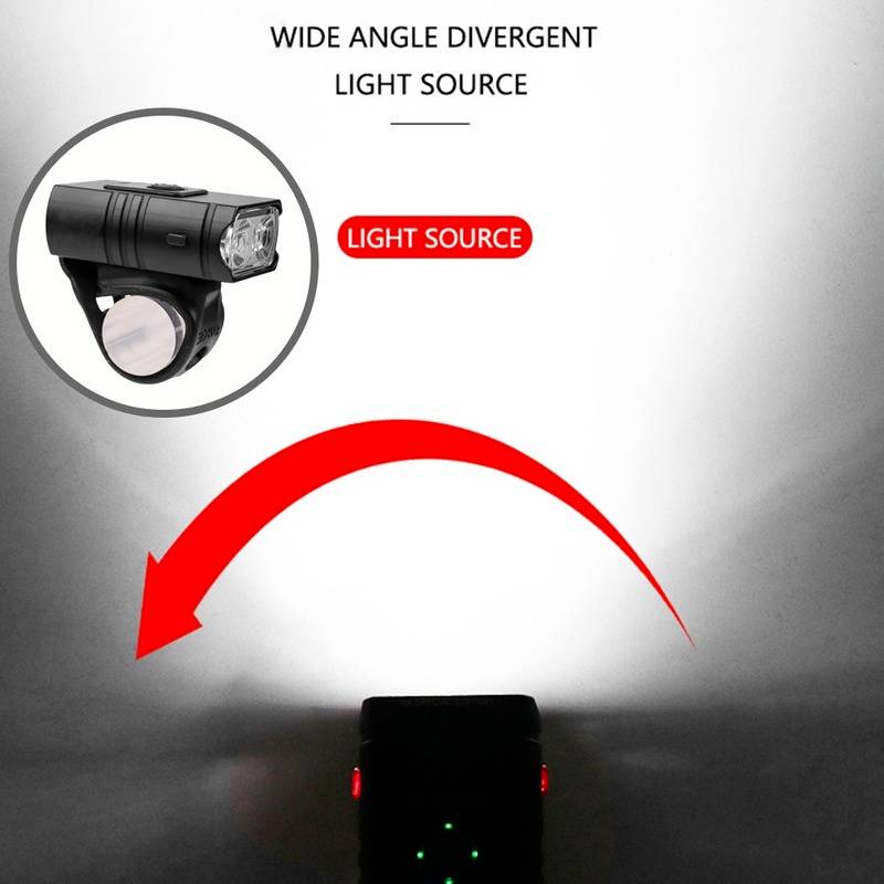 Phares et feux arrière de vélo