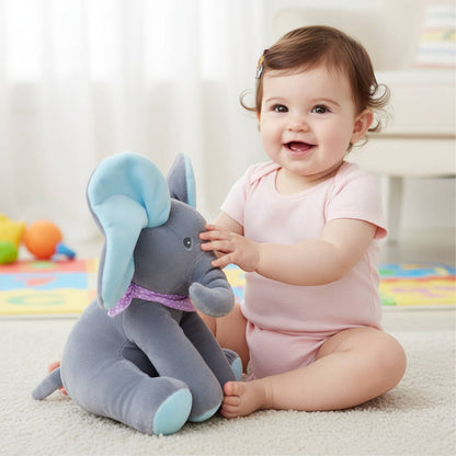 Peek a boo juguete elefante parlante
