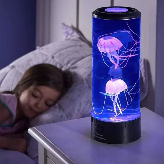Veilleuse LED pour table d'aquarium de méduses