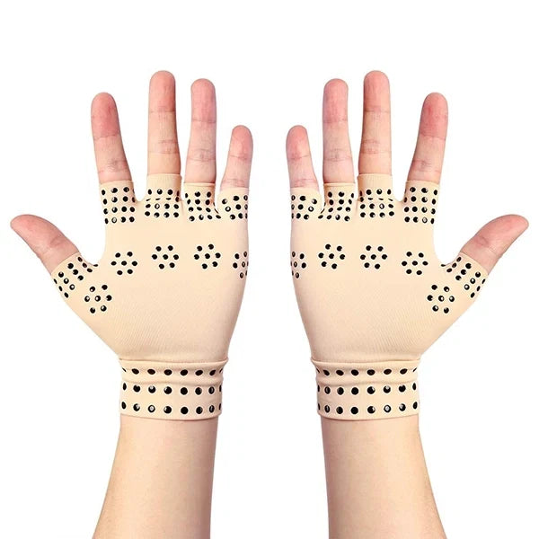 Fingerless Magnetic Compression Gloves for Arthritis