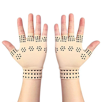 Fingerless Magnetic Compression Gloves for Arthritis