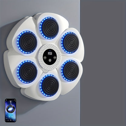 Machine de boxe musicale sans fil, cible murale rechargeable par USB