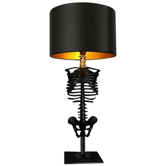 Handgemaakte gotische skelettafellamp
