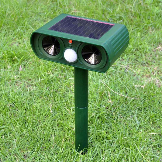Répulsif animal à ultrasons à énergie solaire