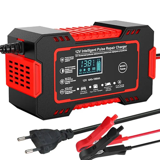 Auto-acculader 12v 6a Pulsreparatie LCD-scherm