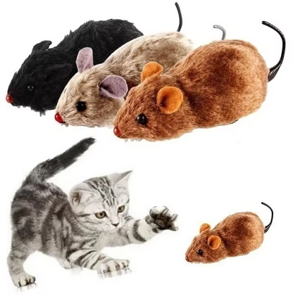 Souris jouet électrique pour chat – Souris de course interactive pour le plaisir de la chasse