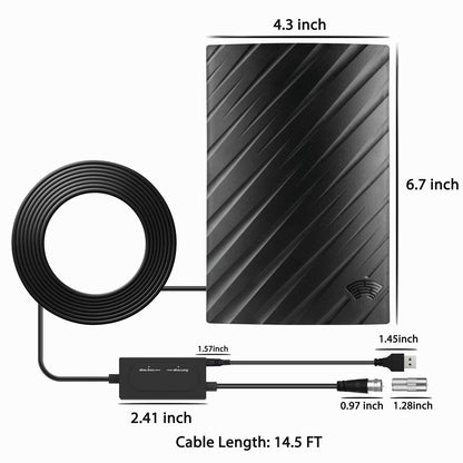 Long Range Indoor HDTV 4k Digital Antenna 600