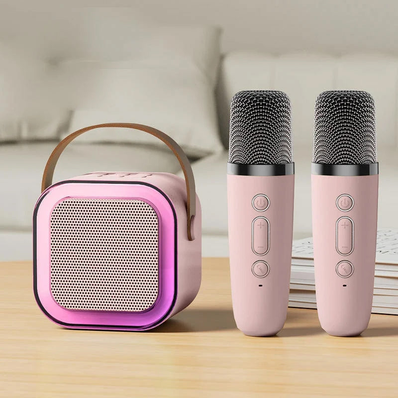 Mini machine à karaoké avec microphone sans fil