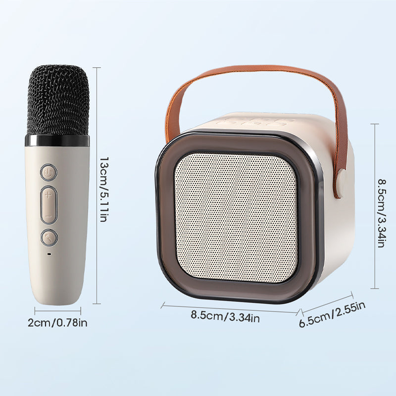 Mini machine à karaoké avec microphone sans fil