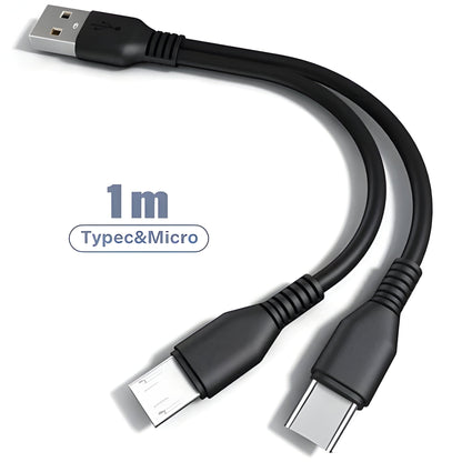 Câble de chargement 2 en 1, multi-port USB